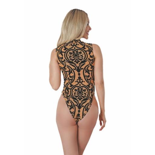 Body elegante en delicado tul color piel [1]