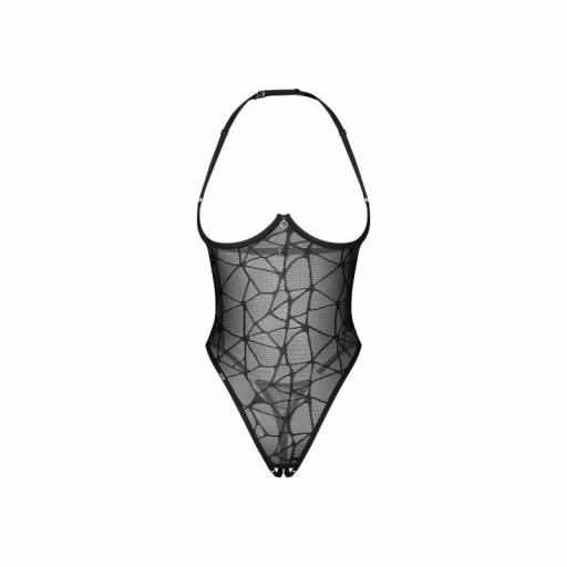Body negro abierto con malla transparente [4]