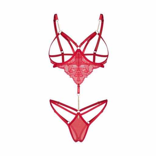 Body rojo con copas abiertas [3]