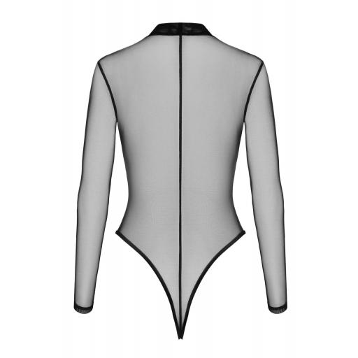Body travieso transparente de tul negro [6]