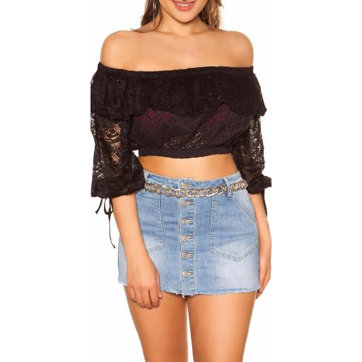 Camisa encaje negro off shoulder [13]