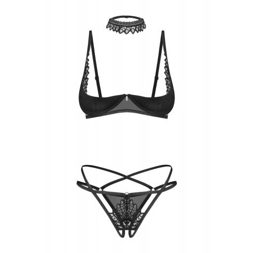 Conjunto abierto y atrevido negro [4]