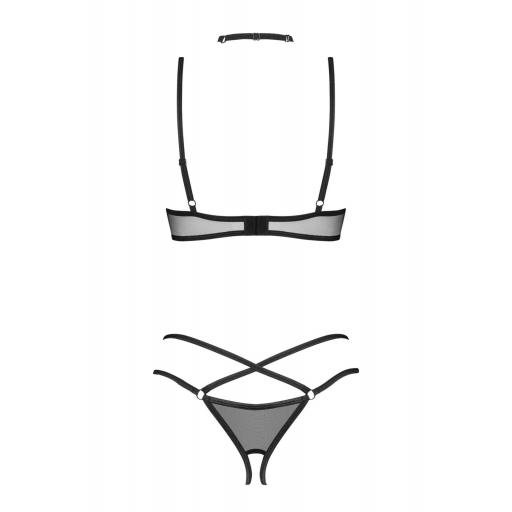 Conjunto abierto y atrevido negro [5]