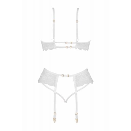 Conjunto blanco de sensualidad delicada [7]