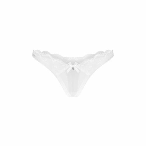 Conjunto de lenceria Trío de encaje blanco [1]