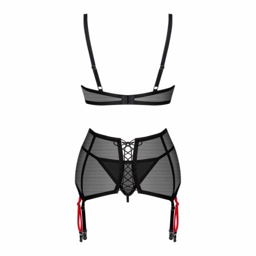 Conjunto Negro con Toques Rojos [7]