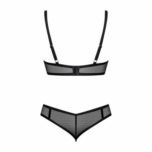 Conjunto negro seductor de doble encanto [8]