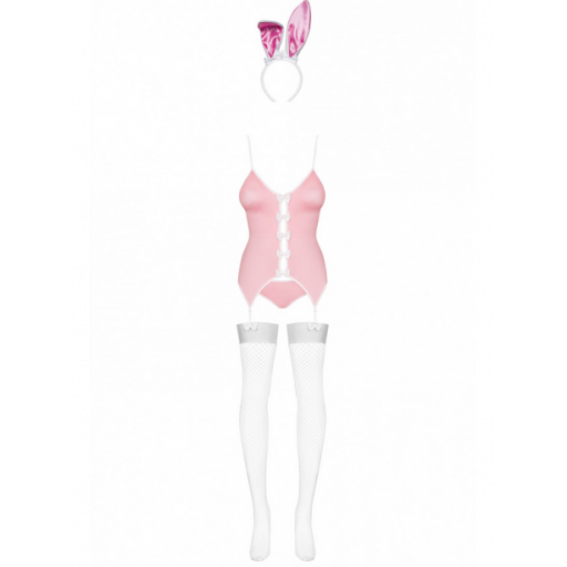 Disfraz rosa de conejita 4 piezas [3]