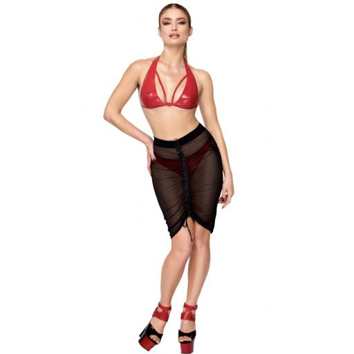 Falda tul negra traviesa ajustable [2]