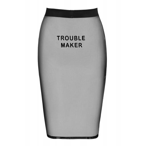 Falda tul negra traviesa ajustable [7]