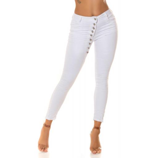 Jeans blanco marcatipazo abotonado [3]