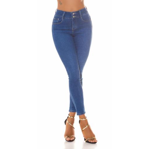 Jeans Skinny cintura alta con 2 Botones [2]