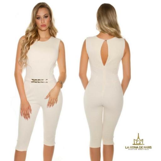 Capri jumpsuit beige [1]