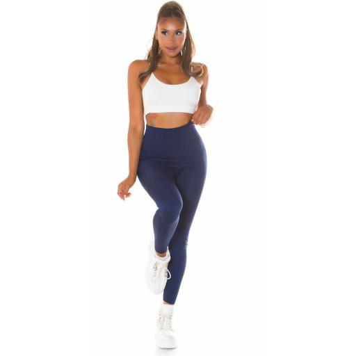 Leggings sin costura color azul [5]