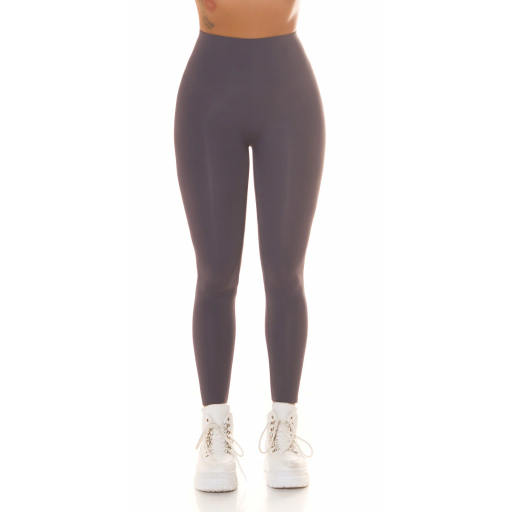 Leggins Térmicos de Cintura Alta en Gris [5]