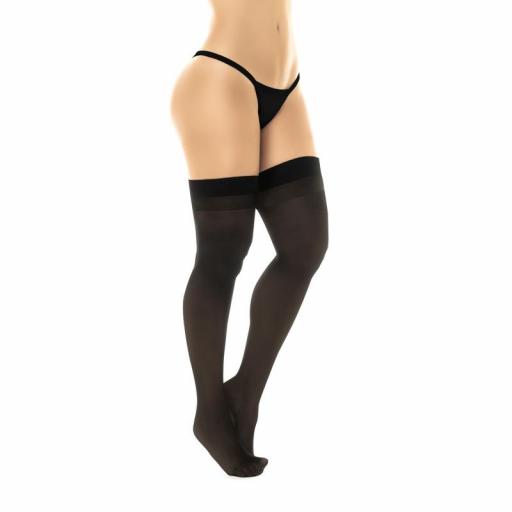 Medias negras transparentes básicas [0]