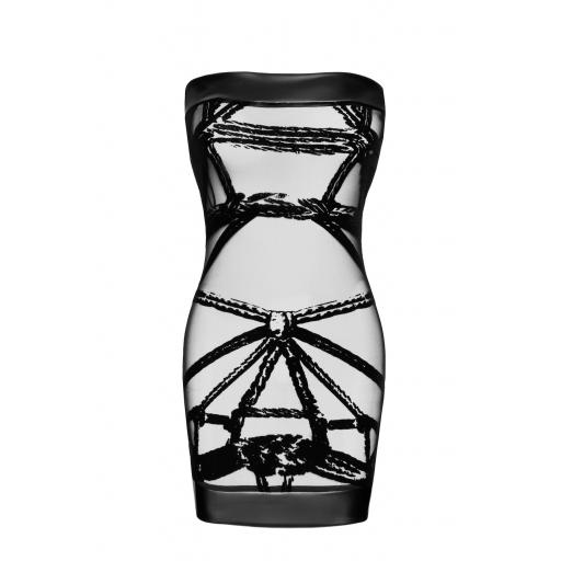 Minivestido Seducción Transparente Negro [4]