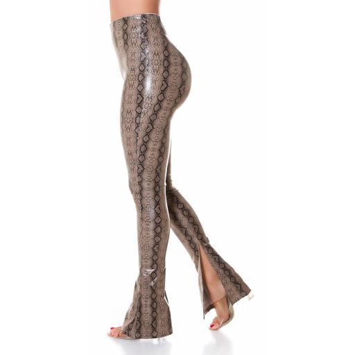 Pantalón Acampanado piel Serpiente   [2]