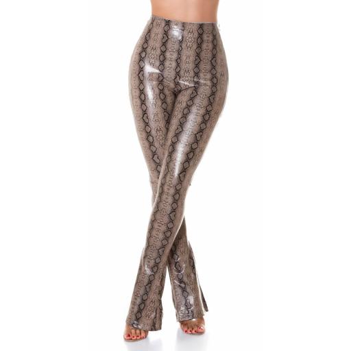 Pantalón Acampanado piel Serpiente   [3]