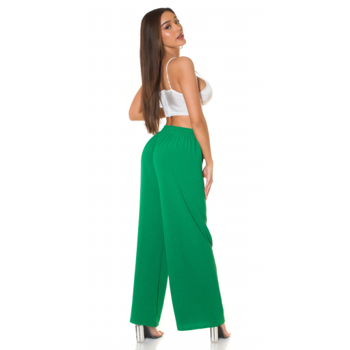 Pantalón de tela ligera verde [4]