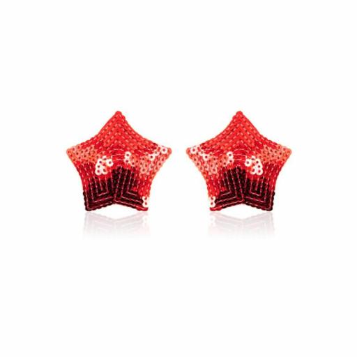 Pezoneras adhesivos reutilizables rojas