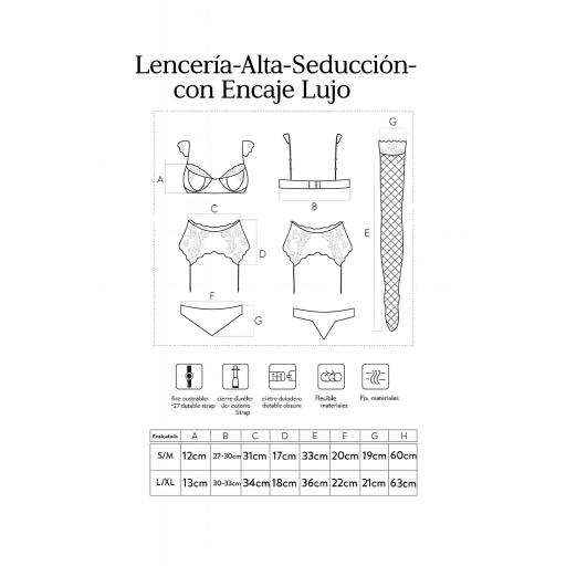 Lencería Promesa de Seda y Encaje  [9]