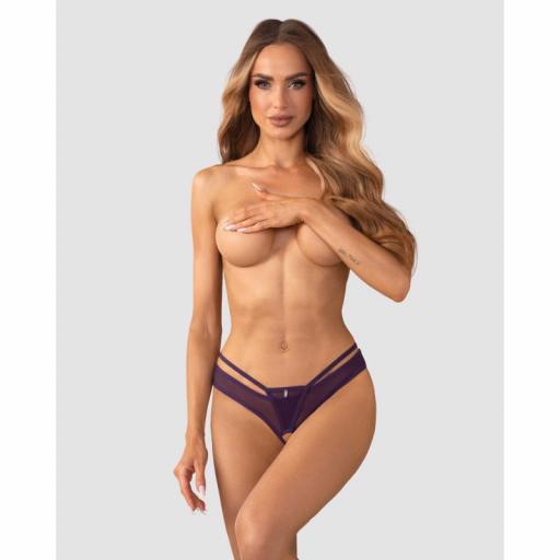 Tanga Abierto Morado sensual [2]