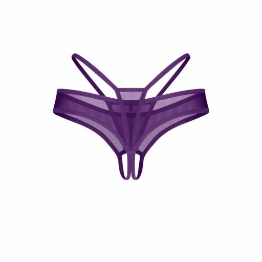 Tanga Abierto Morado sensual [4]
