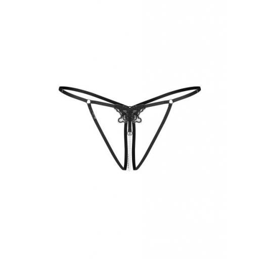 Tanga Abierto Negro placer chic [5]