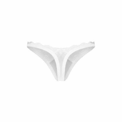Tanga Blanca Encaje & Transparencia [5]
