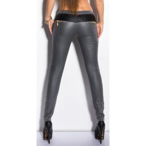 Treggings gris con cremalleras [1]