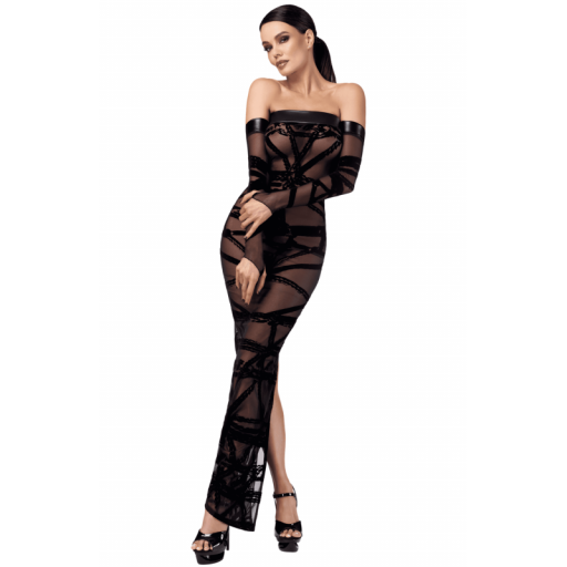 Vestido bandeau elegante y atrevido [2]