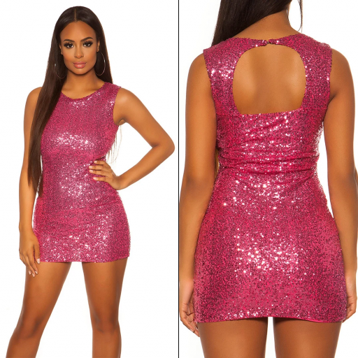 Vestido de fiesta Fabienne Fucsia