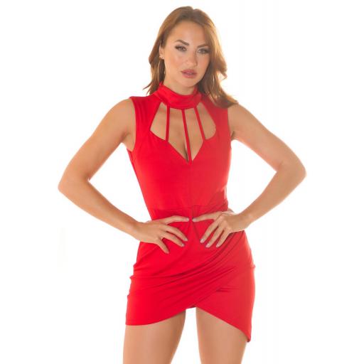 Vestido rojo de fiesta glamour y estilo  [7]
