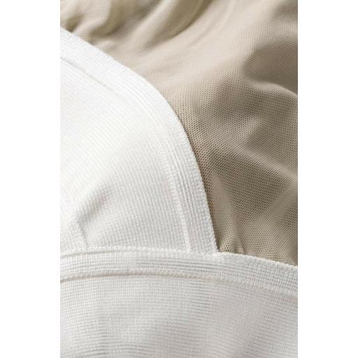 Vestido bandage blanco beige [2]