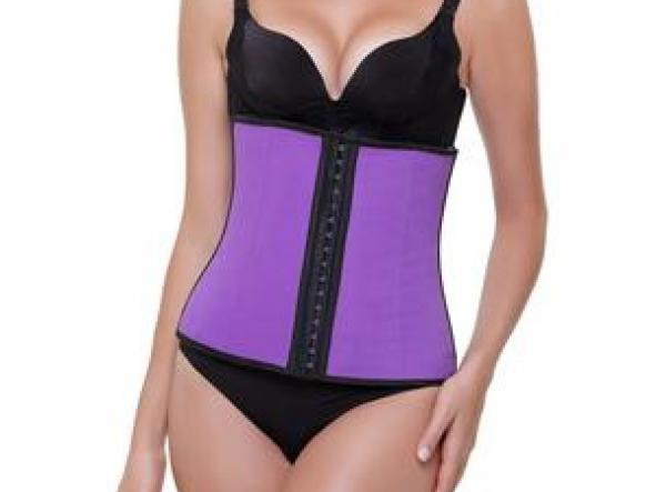 CORSET LATEX APPEARANCE MORADO