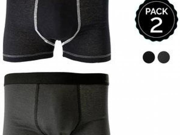 SET 2 BOXERS MARGINAL NEGRO+ANTRACITA