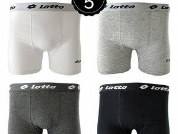 SET 5 BOXERS LOTTO MULTICOLOR