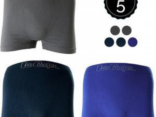 SET 5 BOXERS LEE COOPER COLORES MARINO-GRIS-AZUL [0]