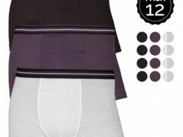 SET 12 BOXERS MARGINAL 4NEGRO+4GRIS+4BLANCO [0]