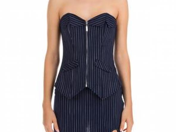 CORSET DIPLOMÃTICO AZUL