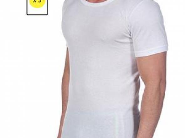 SET DE 3 CAMISETAS M/CORTA INTERIOR COOL - BLANCO [0]