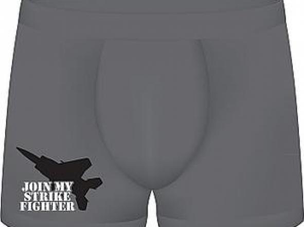FUNNY BOXERS JOIN MY STRIKE FIGHTER GRIS [0]
