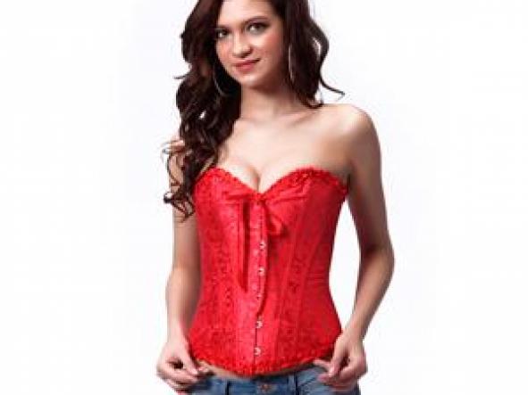 INTIMAX CORSET ATENEA ROJO