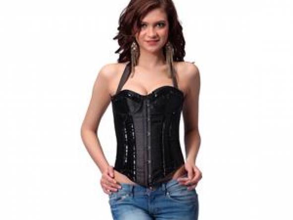 INTIMAX CORSET NEGRO TIRANTES [0]