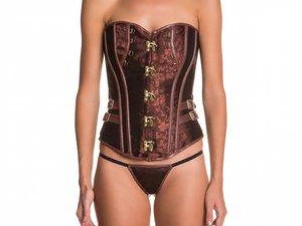 INTIMAX - CORSET FAIZA MARRON [0]