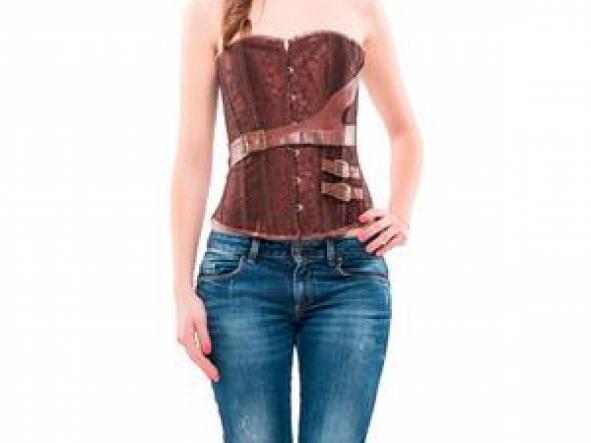 INTIMAX - CORSET ABBIGAYLE MARRON