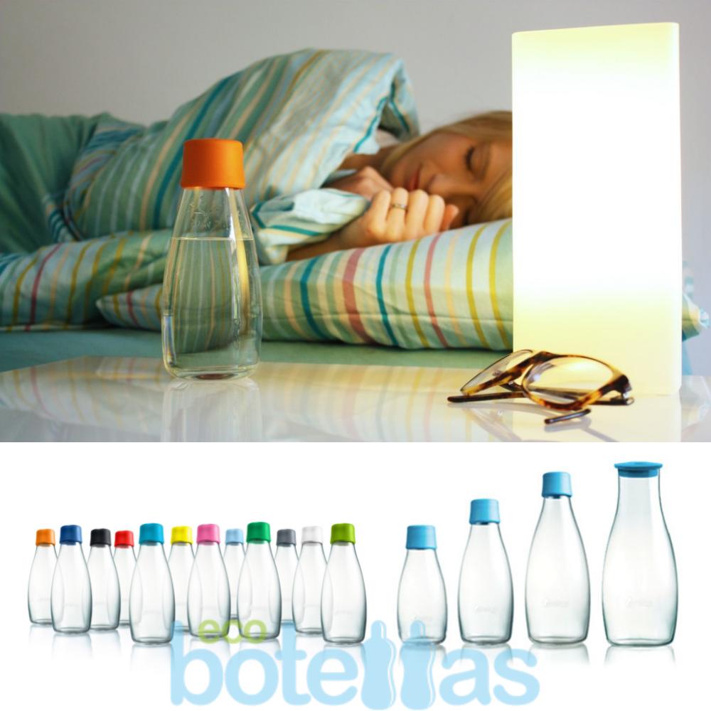 Botella de vidrio reusable para agua Retap 03L