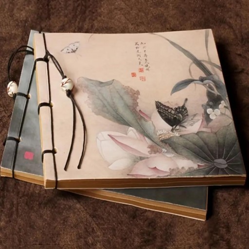 Cuaderno Oriental Mariposa y Libélula
