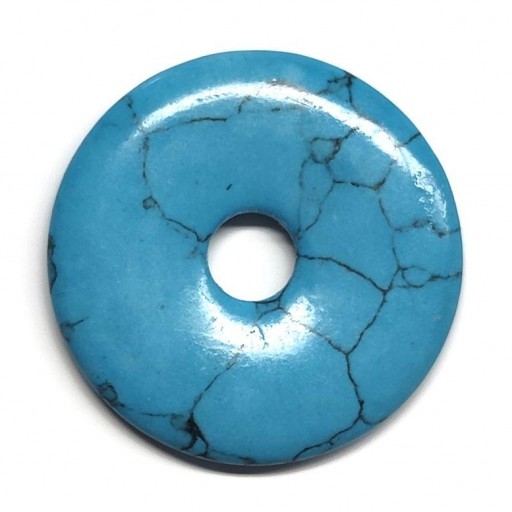 Colgante Donut Howlita Azul